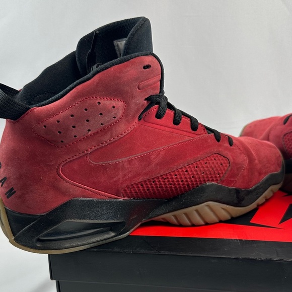 Air Jordan Lift Off Red & Black Athletic Shoes Men's Sz 10 Gym Running Sneakers - Picture 6 of 13